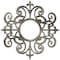Ekena Millwork Dijon Architectural Grade PVC Pierced Medallion, 24"OD x 7 3/4"ID x 3/4"P, Antiqued Warm Silver CMPP24DIAWS - alternate 1